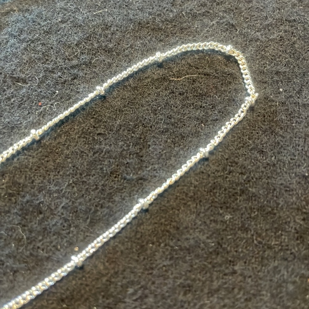 26” silver plated satellite chain - Picture 2 of 2
